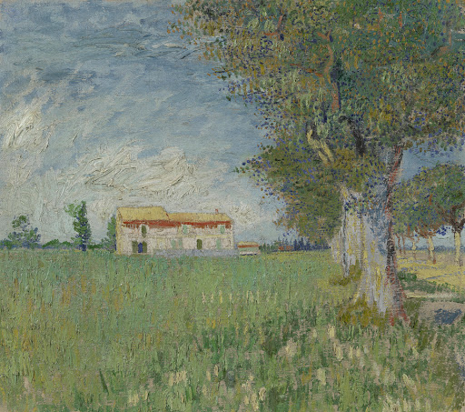 Farmhouse in a Wheatfield (1888)