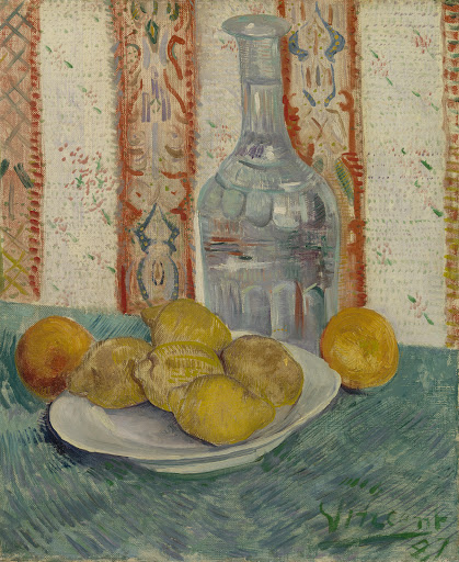 Carafe and Dish with Citrus Fruit (1887)
