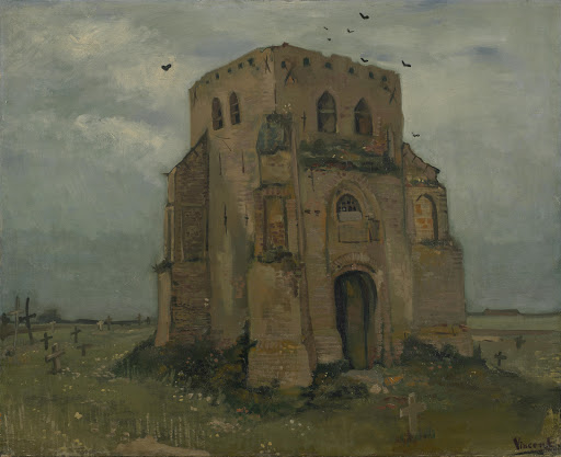 The Old Church Tower at Nuenen ('The Peasants' Churchyard') (1885)